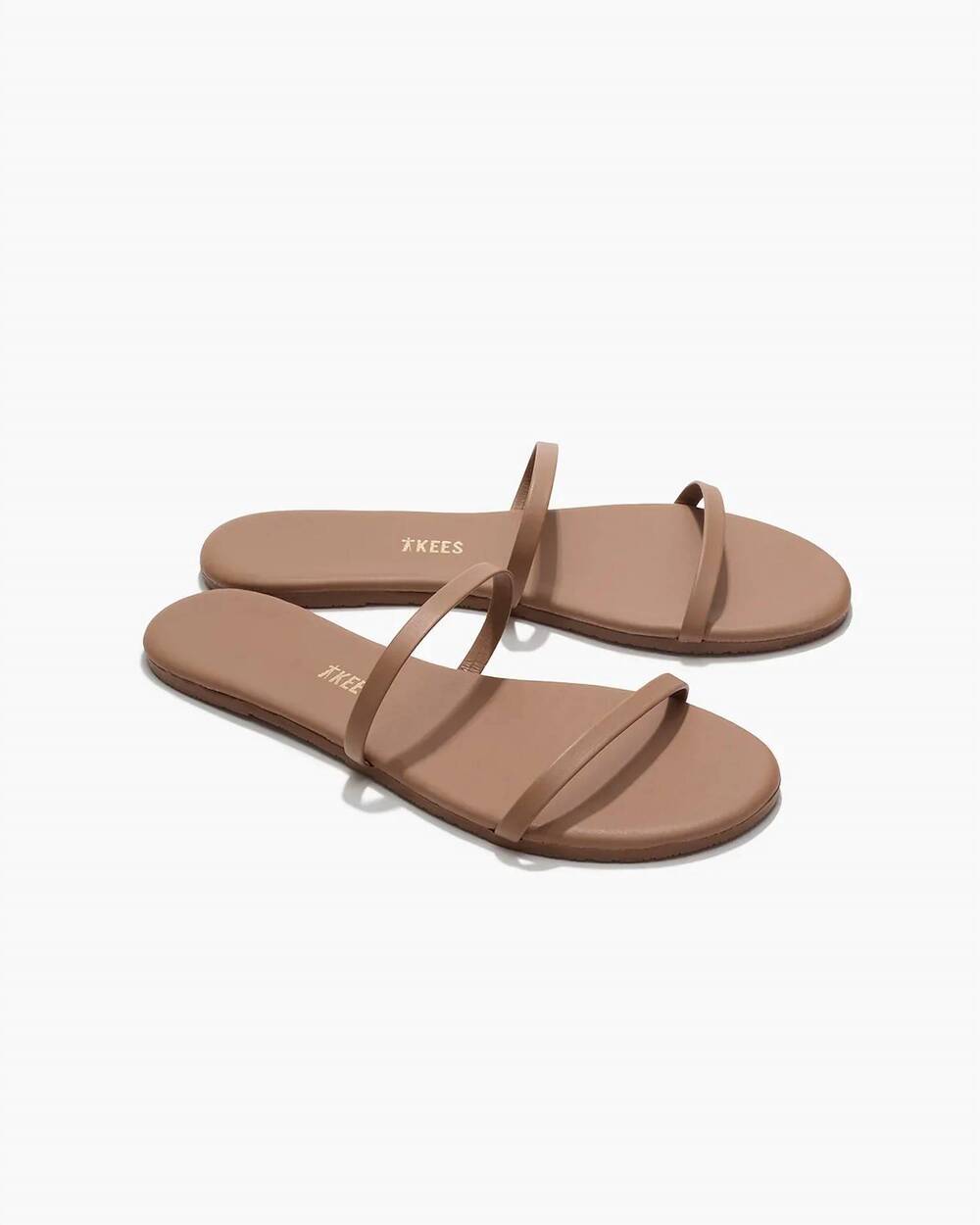 NEW TKEES women's gemma thin strap slides in beach bum